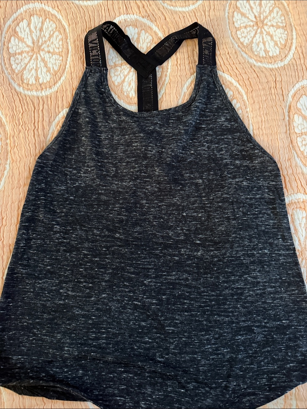Women’s Charcoal Heather Racerback Tank Top